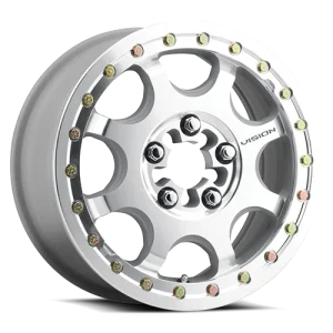 Vision Wheel ATV – 351 FLOW BEADLOCK – Silver – 15″x6″ 50.6mm – Summer Wheels – 351BL156545ACMFMR55